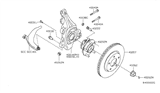 Diagram for Nissan Altima Brake Disc - 40206-ZX00A