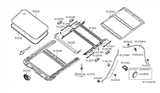 Diagram for 2013 Nissan Altima Sunroof - 91210-ZX10C