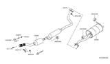 Diagram for Nissan Versa Exhaust Hanger - 20651-5RA3A