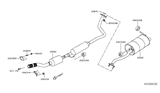 Diagram for 2018 Nissan Kicks Catalytic Converter - 200A0-5RL6A