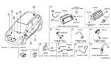 Diagram for 2018 Nissan Kicks Cigarette Lighter - 25331-5RL0B