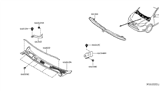 Diagram for 2020 Nissan Kicks Weather Strip - 66830-5RB0A