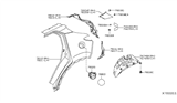 Diagram for 2020 Nissan Kicks Fuel Door - 78832-5RB0H