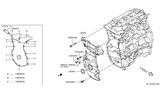 Diagram for 2022 Nissan Versa Timing Cover - 13501-5RL1A