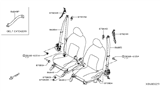 Diagram for 2019 Nissan Kicks Seat Belt - 86885-5RL8A