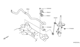 Diagram for Nissan Kicks Sway Bar Link - 54618-5RB0A