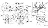 Diagram for Nissan Versa Oil Pan Gasket - 31397-X425A