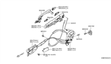 Diagram for 2020 Nissan Rogue Door Handle - 82640-4KG0A