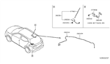 Diagram for Nissan Versa Antenna Mast - 28215-1FC0B