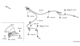 Diagram for Nissan Kicks Parking Brake Cable - 36530-5RA0A