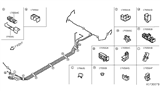 Diagram for 2017 Nissan Versa Fuel Line Clamps - 17571-1HK0B