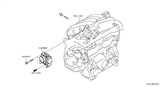 Diagram for 2021 Nissan Versa Throttle Body - 16119-5RL0A