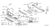 Diagram for 2018 Nissan Kicks Bumper - 62022-5RB0J