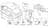 Diagram for 2019 Nissan Sentra Brake Light Switch - 25320-BR00A