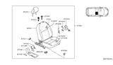 Diagram for 2022 Nissan Kicks Seat Cushion - 87311-5RL2A