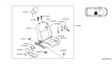 Diagram for Nissan Kicks Seat Cushion - 87311-5RL2A