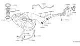 Diagram for Nissan Kicks Fuel Level Sensor - 25060-5RL0A