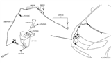 Diagram for Nissan Kicks Windshield Washer Nozzle - 28933-5RB0A