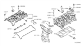 Diagram for 2019 Nissan Versa Cylinder Head Bolts - 11056-ED000