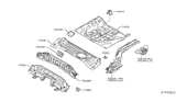 Diagram for Nissan Kicks Floor Pan - G4512-5RLMA