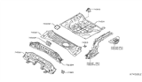 Diagram for 2020 Nissan Kicks Floor Pan - G4514-5RLMA