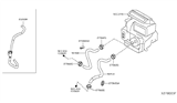 Diagram for 2020 Nissan Versa A/C Hose - 92410-5RB0A