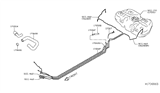 Diagram for 2019 Nissan Kicks PCV Hose - 18791-5RL0A