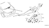 Diagram for 2021 Nissan Kicks Wiper Arm - 28881-5RL0A