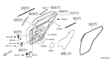 Diagram for 2020 Nissan Sentra Door Hinge - 82400-5RB0A