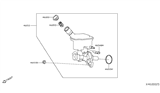 Diagram for 2019 Nissan Kicks Brake Master Cylinder Reservoir - D6010-5RB0B