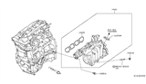 Diagram for 2020 Nissan Versa Intake Manifold Gasket - 16175-5RB0A