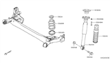 Diagram for Nissan Kicks Coil Spring Insulator - 55032-5RA0A