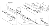 Diagram for Nissan Drive Shaft - 39100-5RD1A
