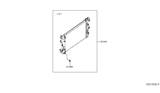 Diagram for Nissan Radiator - 21410-5RB0B