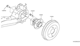 Diagram for 2019 Nissan Kicks Wheel Stud - 40056-5RB0A