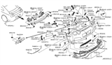 Diagram for Nissan GT-R Bumper - HEM14-89S0H