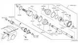 Diagram for 2012 Nissan GT-R CV Boot - 39241-EG026