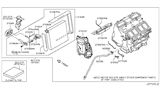 Diagram for 2014 Nissan GT-R Evaporator - 27280-JF10A