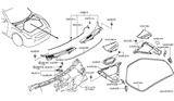 Diagram for 2021 Nissan GT-R Wheelhouse - 65278-JF10A