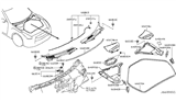 Diagram for 2019 Nissan GT-R Wheelhouse - 65278-JF10A