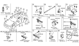 Diagram for Nissan Rogue TPMS Sensor - 40700-JA01C