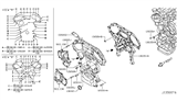 Diagram for 2014 Nissan GT-R Timing Cover - 13500-JF00C