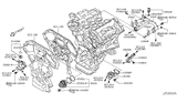 Diagram for Nissan GT-R Thermostat - 21200-KB50A