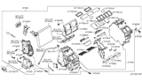 Diagram for 2016 Nissan GT-R Blend Door Actuator - 27732-AM610