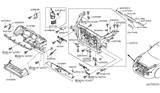 Diagram for 2011 Nissan GT-R Air Duct - 21468-JF00B