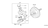 Diagram for Nissan GT-R Brake Master Cylinder Reservoir - D6010-JF10B