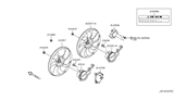 Diagram for Nissan GT-R Fan Motor - 21487-JF00A