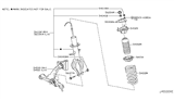 Diagram for Nissan GT-R Coil Springs - 54010-62B0A