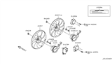 Diagram for 2018 Nissan GT-R Radiator fan - 21486-JF00A