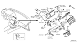 Diagram for 2016 Nissan GT-R A/C Switch - 25391-JF33A